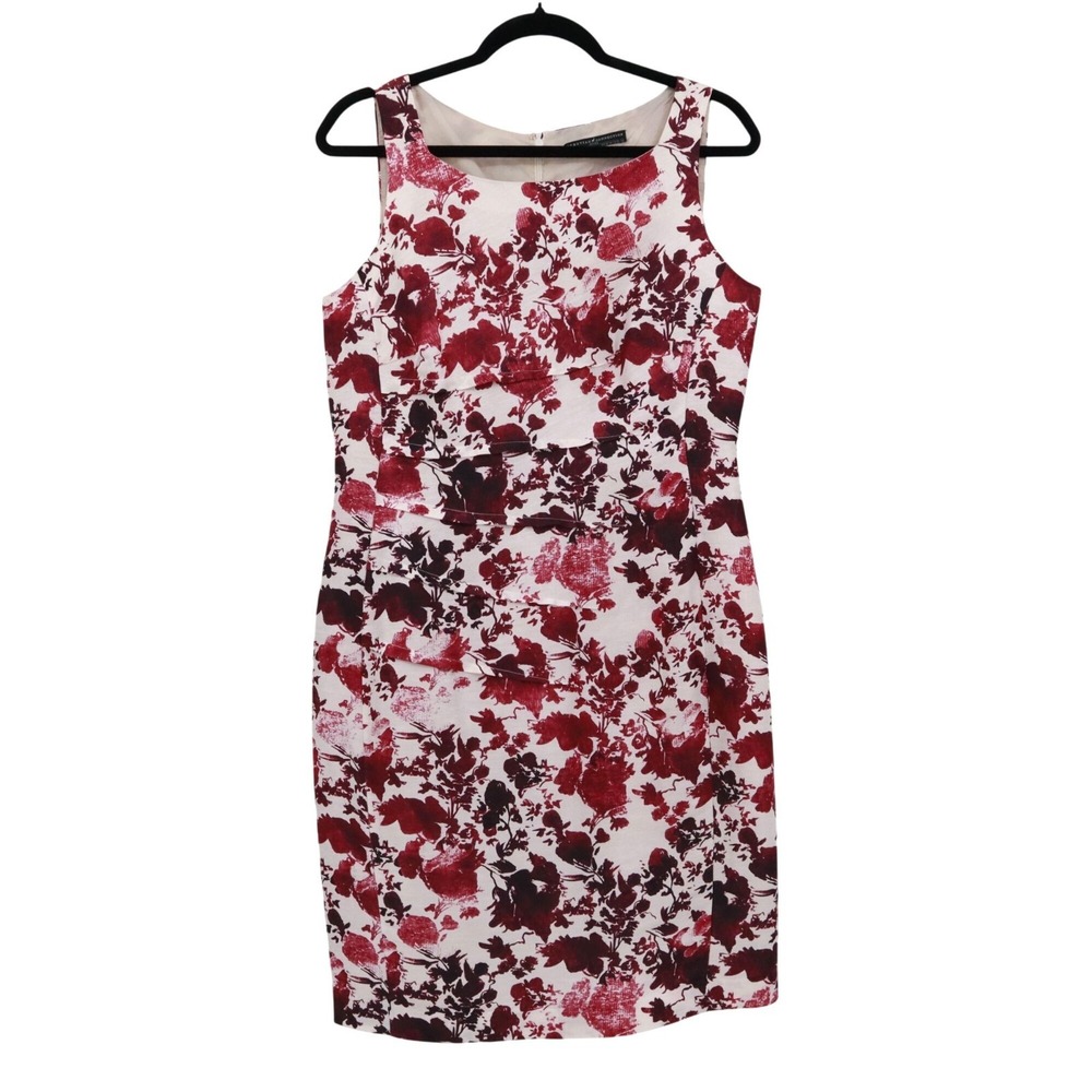 Peruvian Connection Linen Silk Dress‎ Womens 10 White Feminine Bloomcore Classic